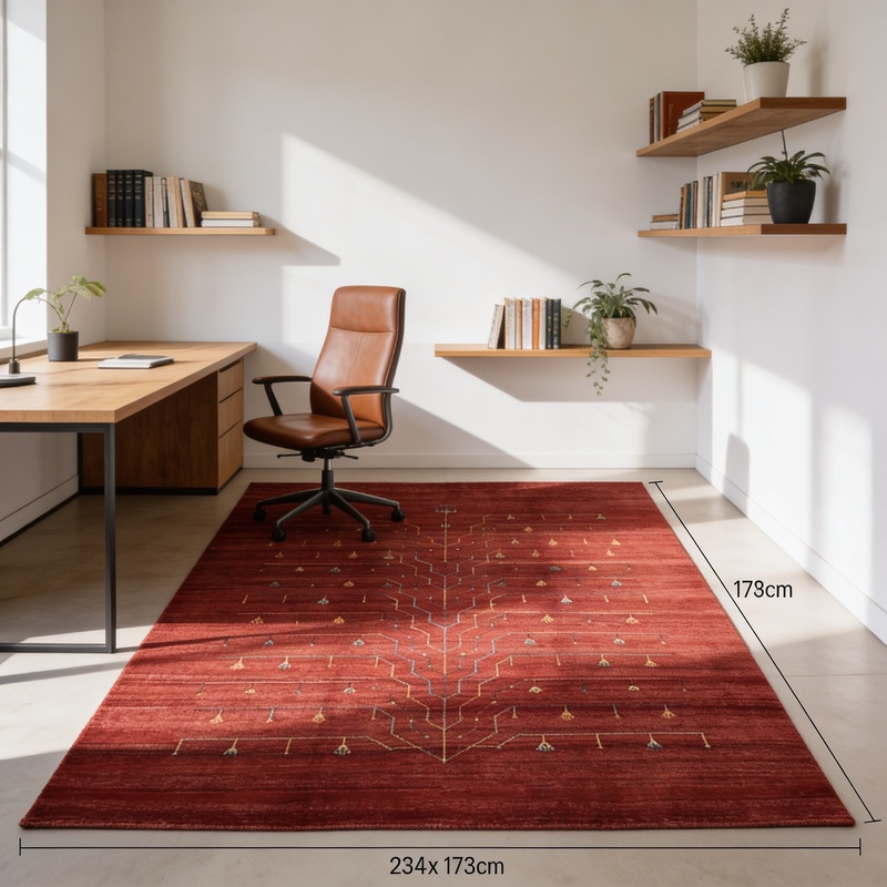 Modern Lotus Carpet  234x173