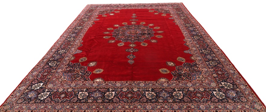 Antique Kashan Mark Attaei Carpet  488x325