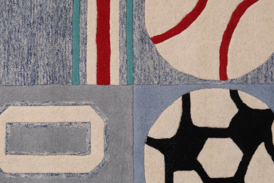 Kids Sports Ball Games Play Design carpet 243x170