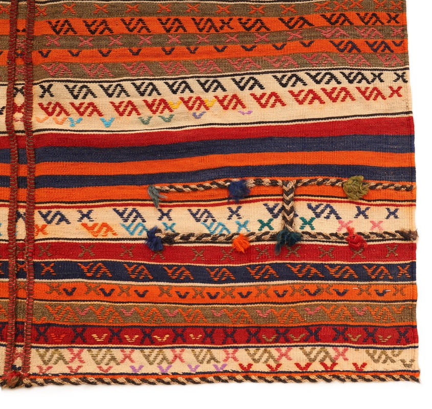 Antique Kilim Fars Carpet  171x125