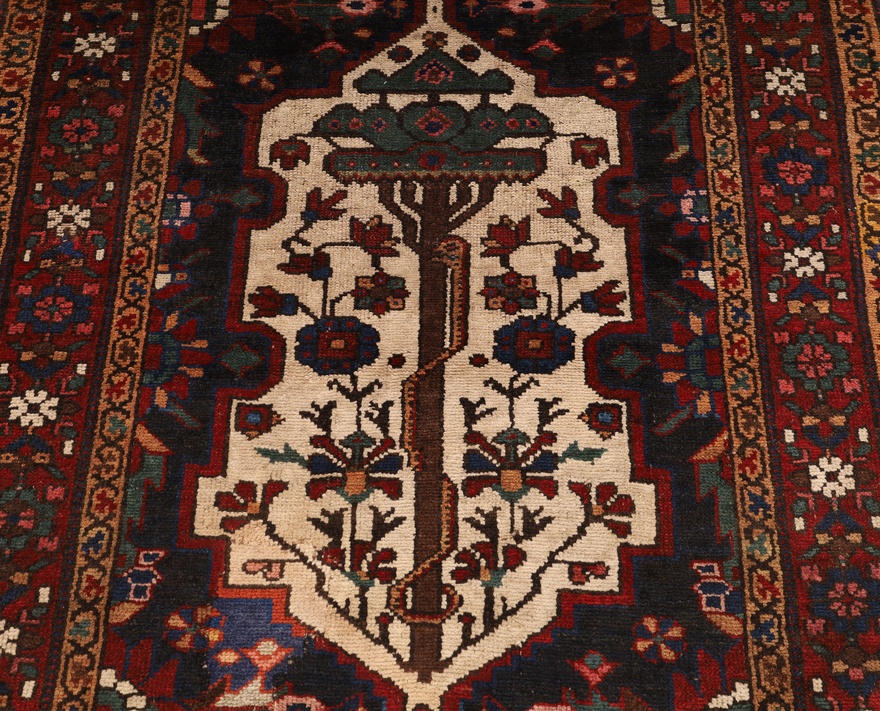 Antique BAKHTIAR Carpet 272x110