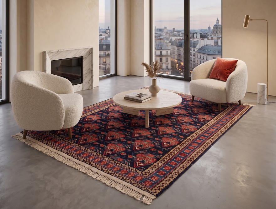 Kilim Senneh Carpet  160x120