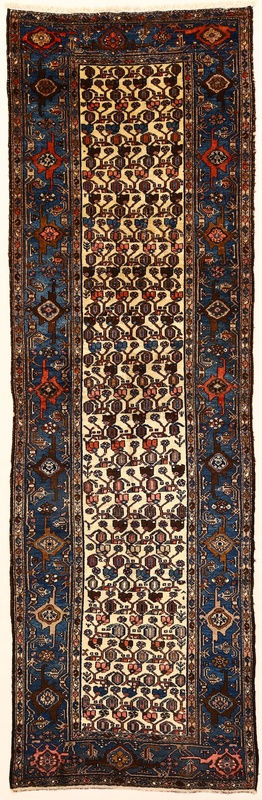 Antique Malayer Carpet 387x120