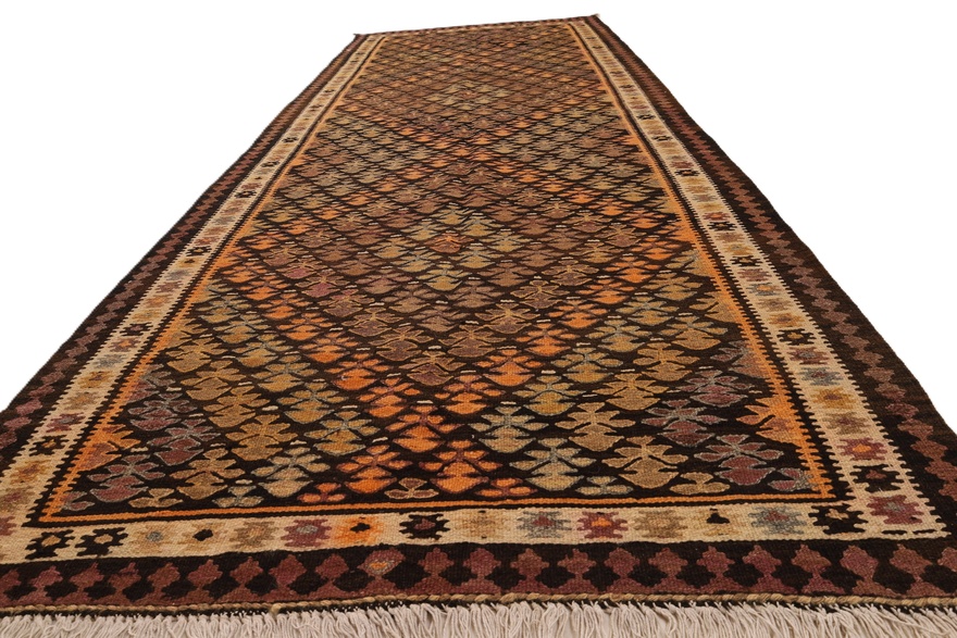 Antique Kilim Fars Carpet  280x110