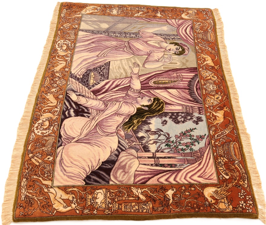 Tabriz50Raj Carpet 150x100