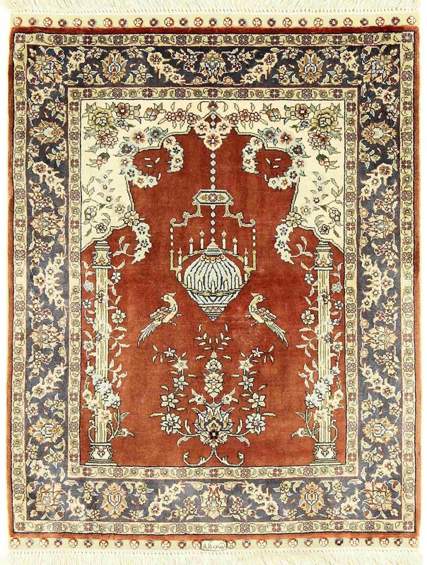China Silk Carpet  58x47