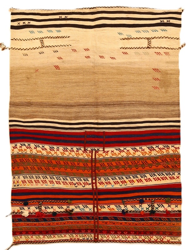 Antique Kilim Fars Carpet  171x125