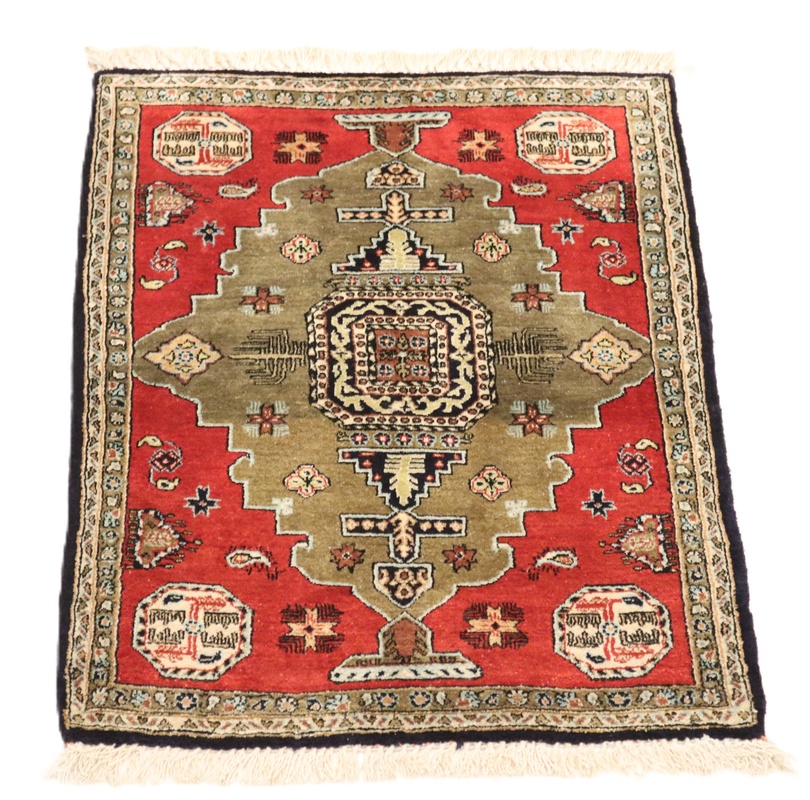 Qom Silk Carpet 80x55