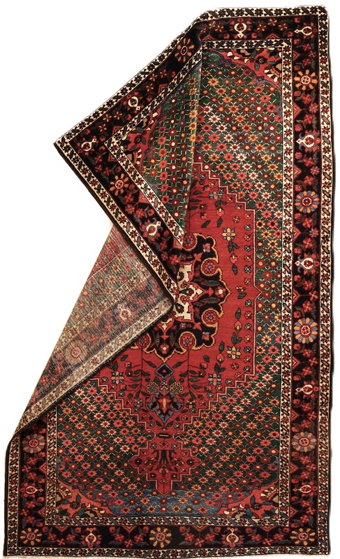 Antique Bakhtiar Carpet  224x135