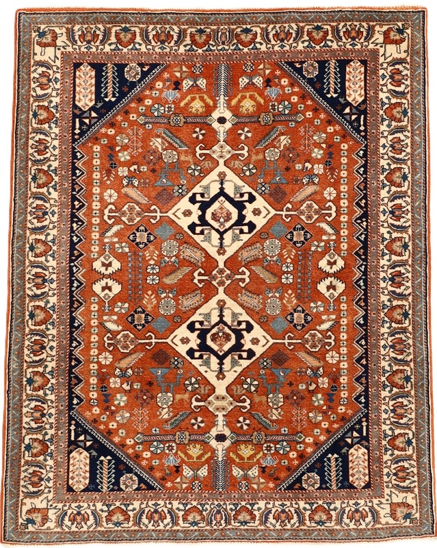 Ghashghi Kashkuli Carpet 130x105