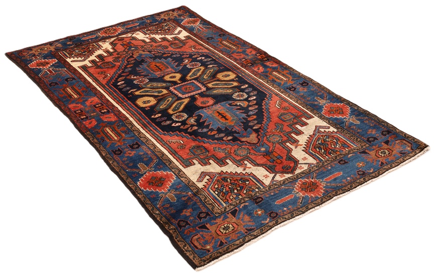 Antique Zanjan Carpet 206x129