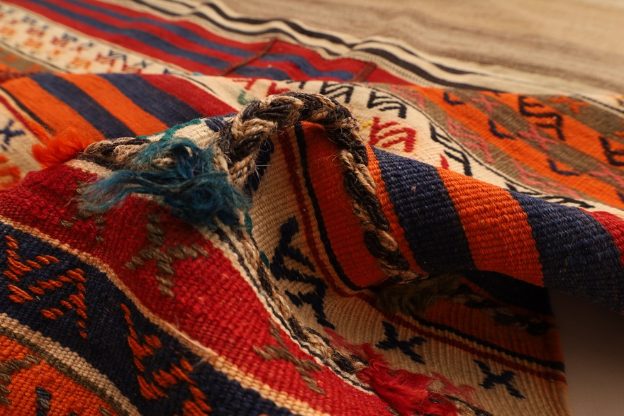 Antique Kilim Fars Carpet  171x125