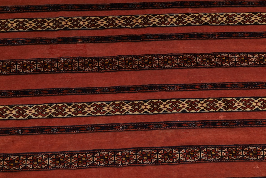 Antique Turkaman Carpet  109x105