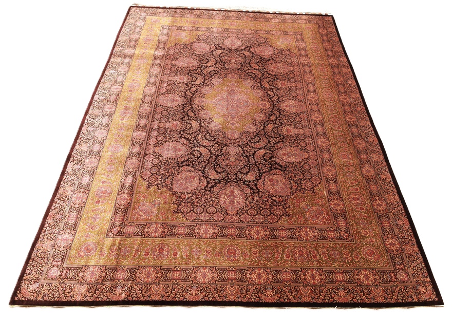Qom Silk Memayian Carpet  300x207