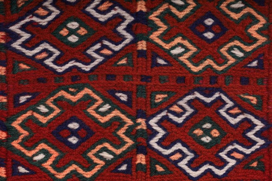 Antique Kilim Fars Carpet  25x22