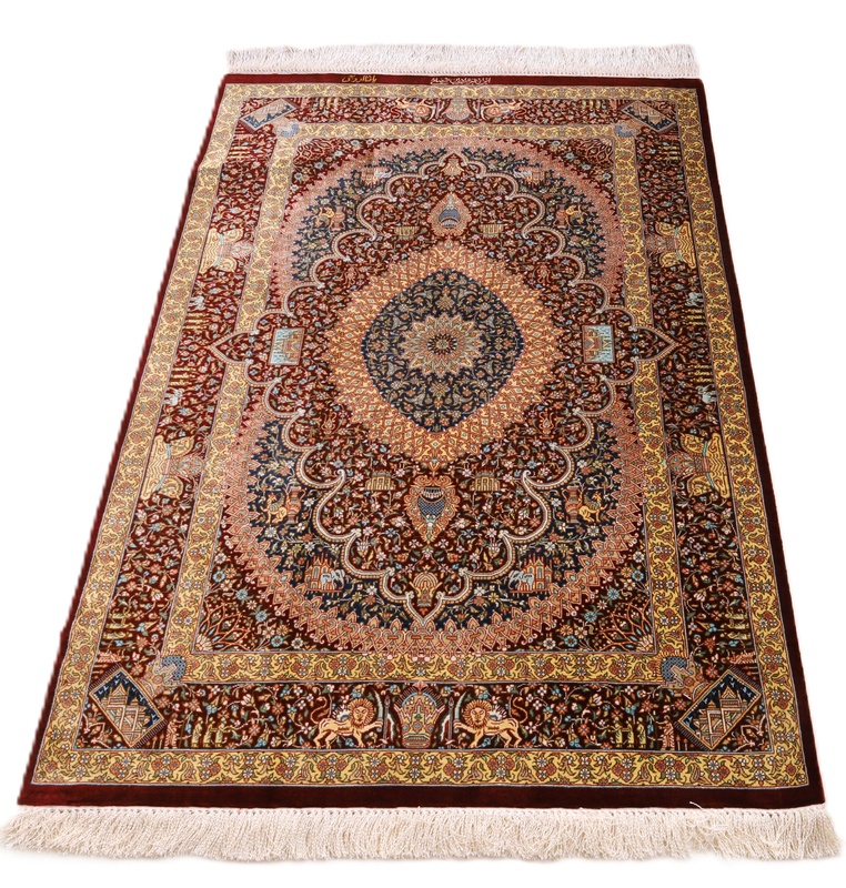 Qum Silk Carpet 118x80