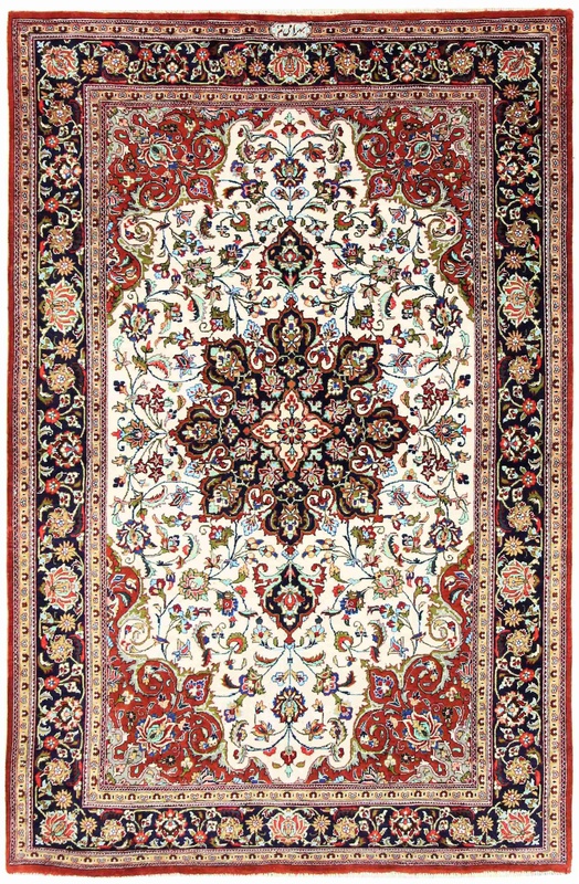 Ghom Silk Carpet 156x102