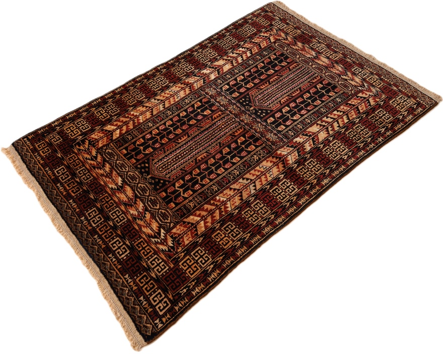 Antique Baluch Carpet  132x89