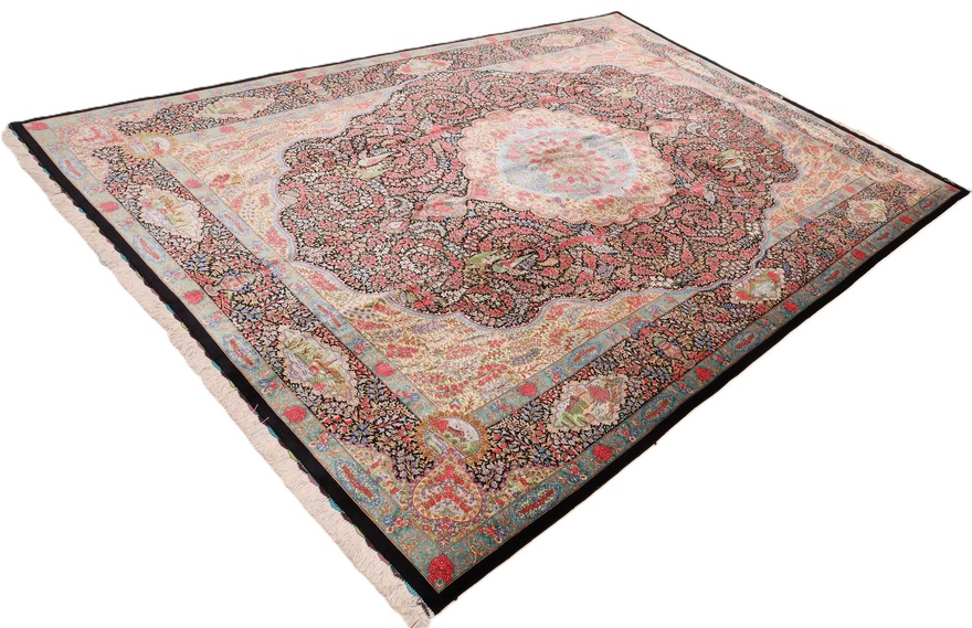 Qom Silk Naderi Carpet  300x200