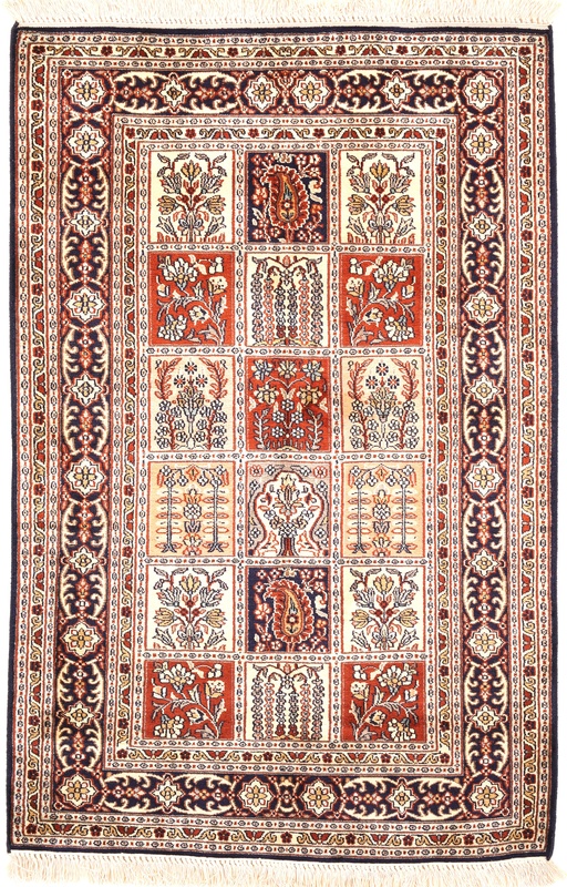 Kashmir Silk Carpet 124x82