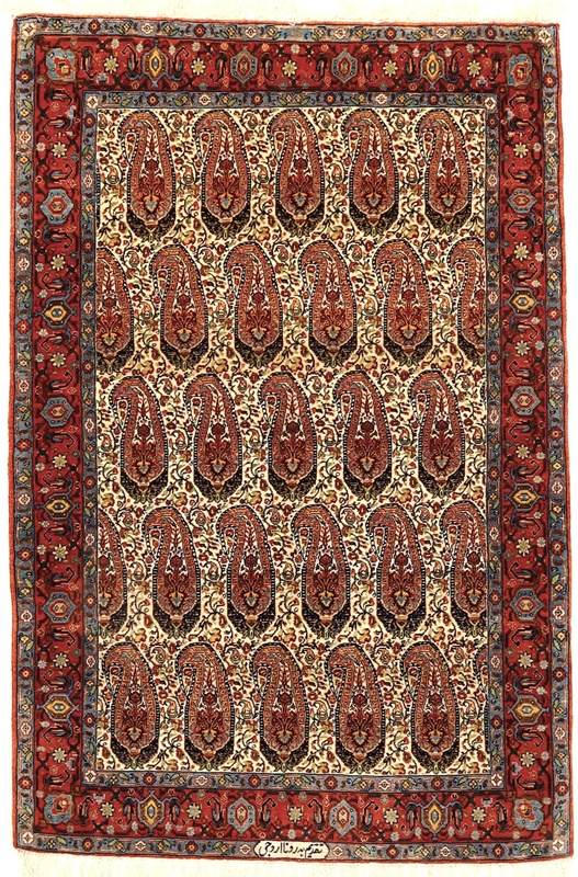 Senneh Yasha oruje Silknkette Carpet  176x117