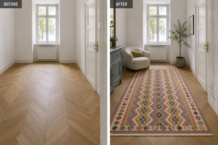 Kilim Fars Carpet  302x145