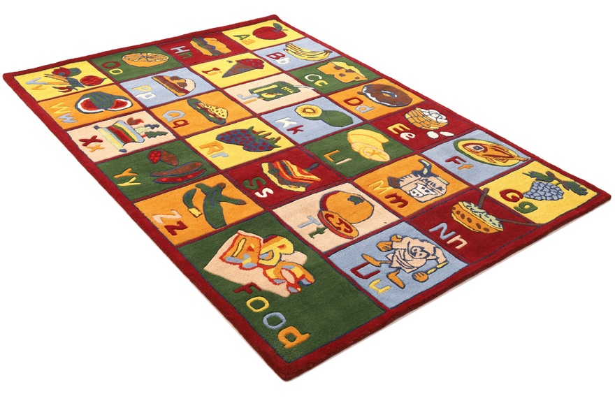 Children’s Learning  Alphabet  Food Design Carpet 243x169