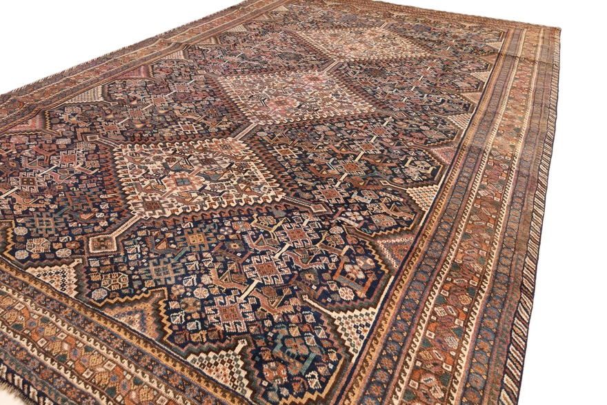Antique Ghashghai  Carpet  287x195