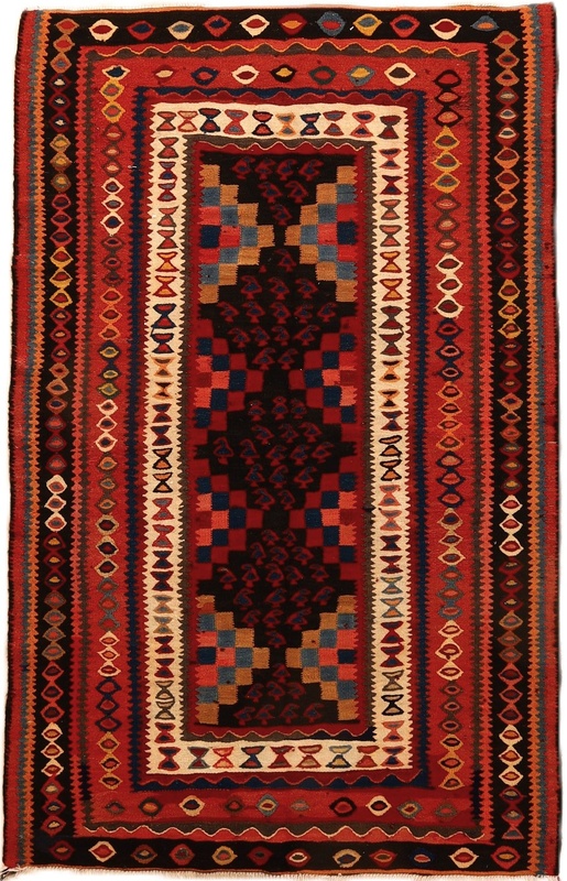 Kilim Fars Carpet  195x126