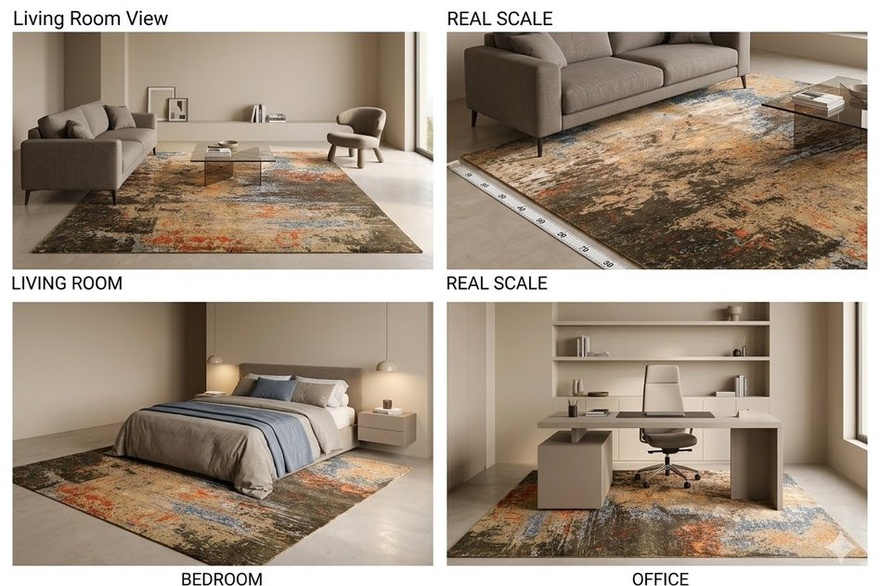 MODERN LOTUS Carpet 304x252