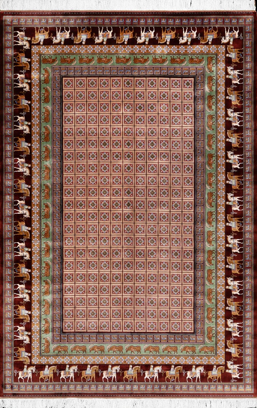Qom  Dahlia Carpet 290x200