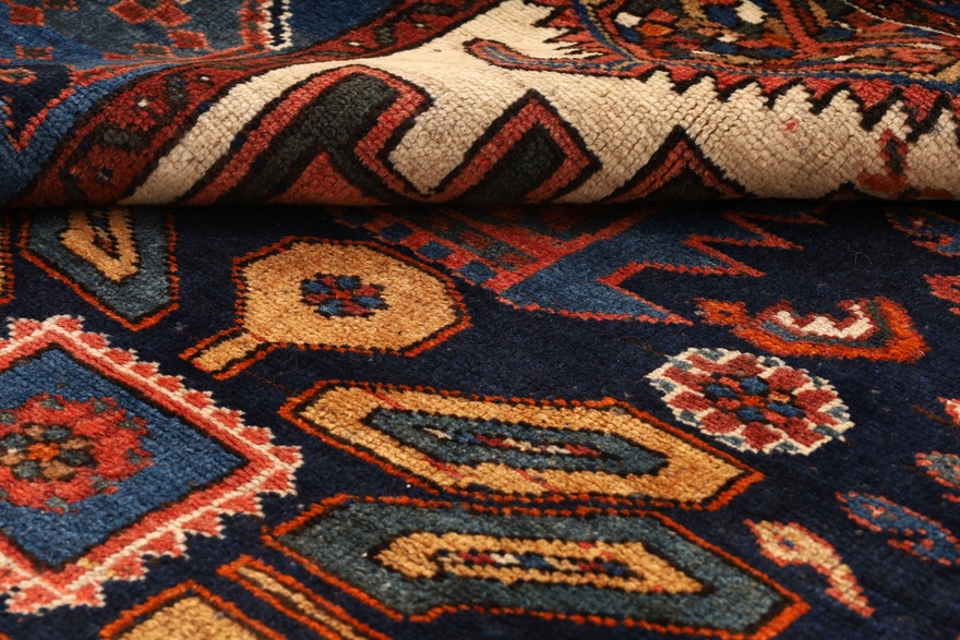 Antique Zanjan Carpet 206x129