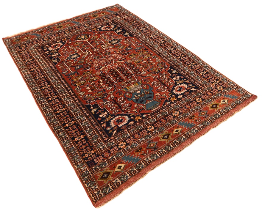 Antique Ghuchan Carpet  187x135