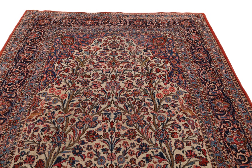 Kashan Antique Carpet 343x230