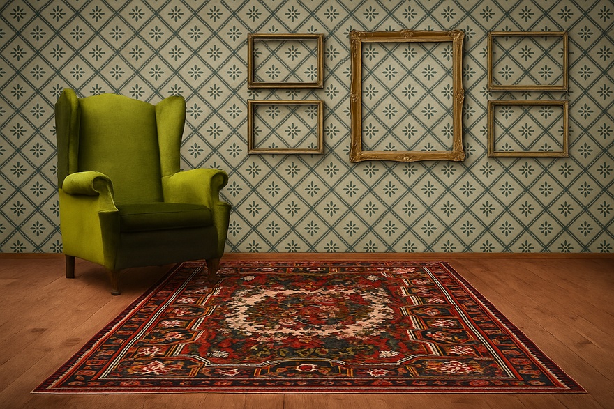 Antique Bakhtiar Carpet  248x162