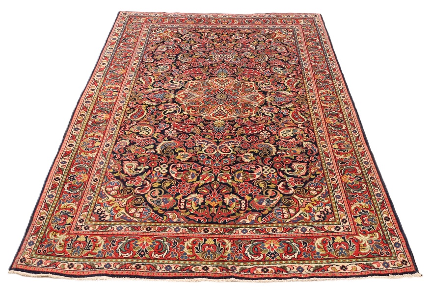 Antique Sarouk Carpet  200x134