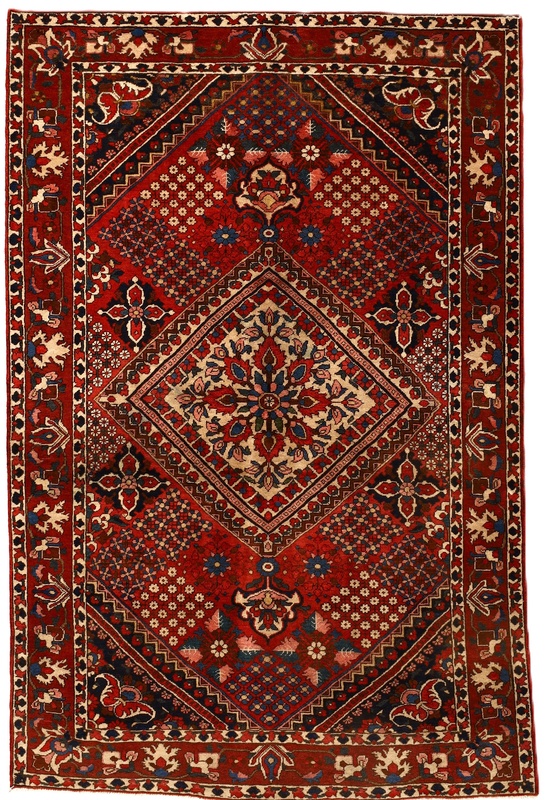 Antique Bakhtiar Carpet  208x137