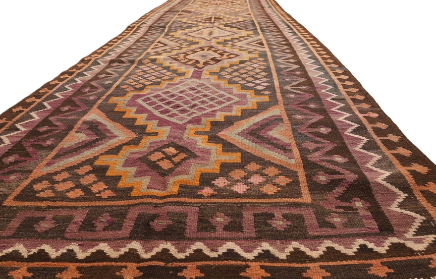 Antique Kilim Carpet  387x120