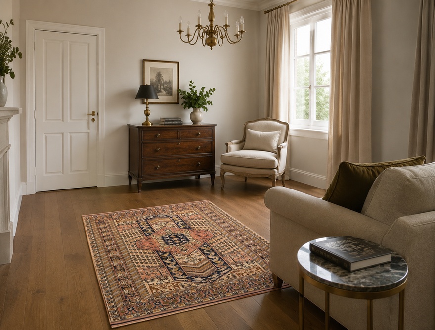 Antique Ghuchan Carpet  182x126
