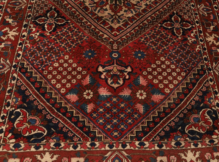 Antique Bakhtiar Carpet  208x137