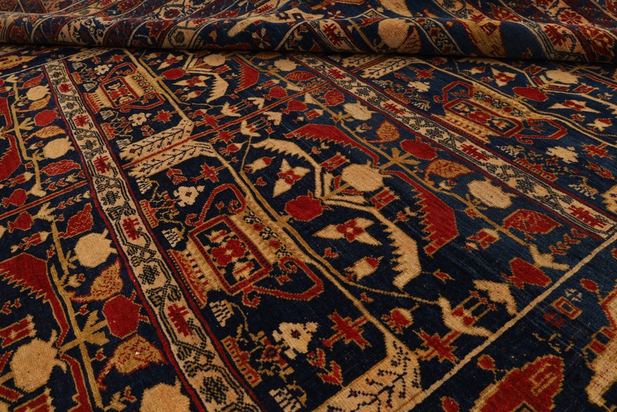 Antique Afgan Carpet 273x197