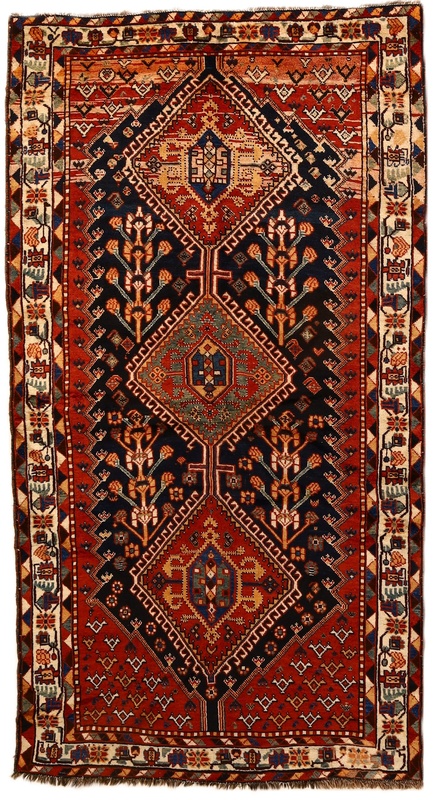 Antique Ghashaghi Carpet 250x137