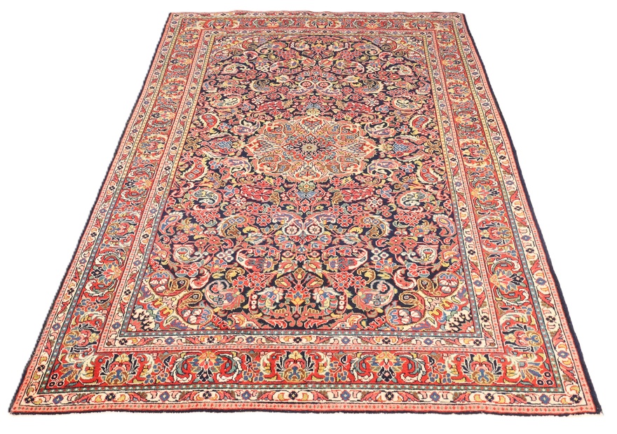 Antique Sarouk Carpet  200x134