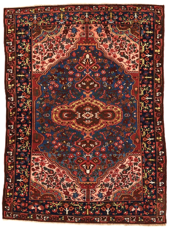Antique Bakhtiar  Carpet  197x142