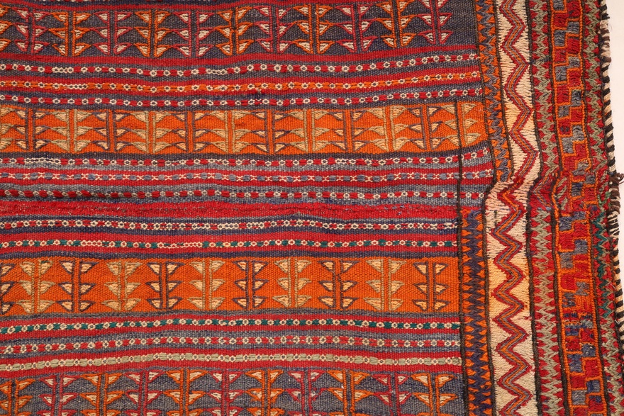 Antique Kilim Fars Carpet  230x96