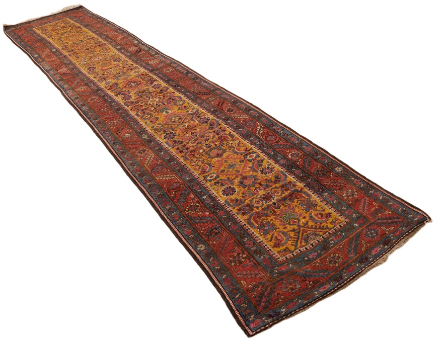 Antique Malayer Carpet  415x90