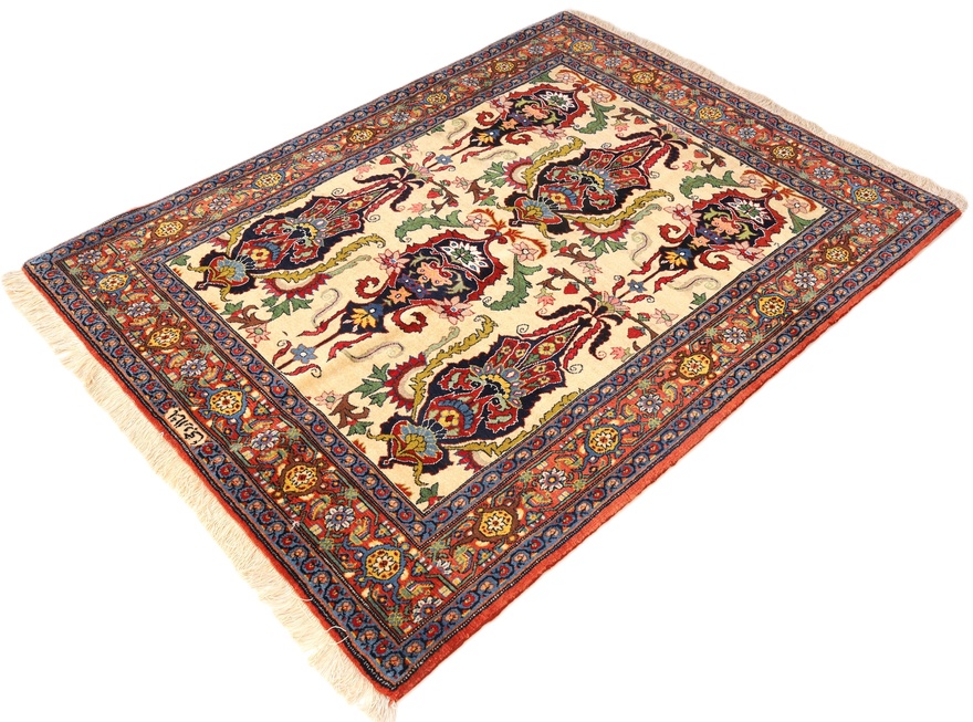 Senneh Yasha oruje Silknkette Carpet  153x121