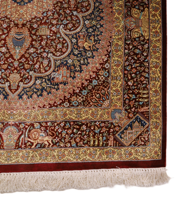Qum Silk Carpet 118x80