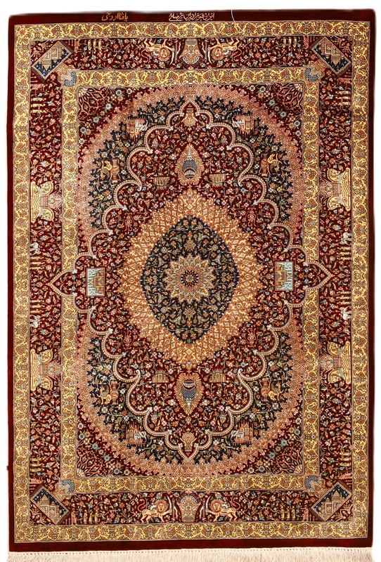 Qum Silk Carpet 118x80