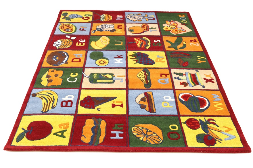 Children’s Learning  Alphabet  Food Design Carpet 243x169